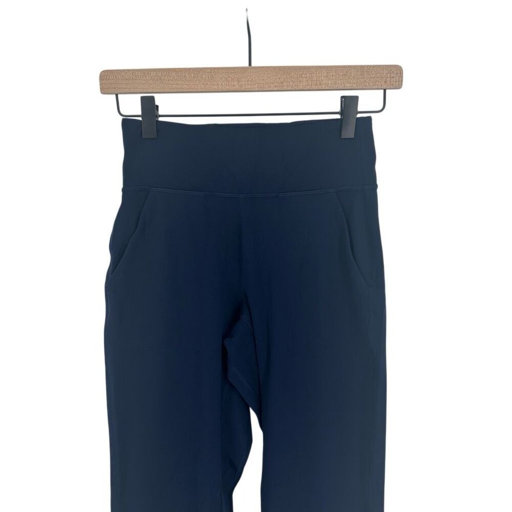 Lululemon Align Jogger Pants Women 4 Navy Blue High Rise Nulu Activewear Gym - Picture 3 of 7